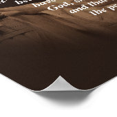 Abraham Lincoln - Het adres van Gettysburg Poster (Hoek)