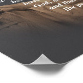 Abraham Lincoln - Het adres van Gettysburg Poster (Hoek)