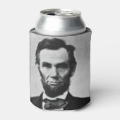 Abraham Lincoln, het zestiende President van Ameri Blikjeskoeler (Blikje Voorkant)