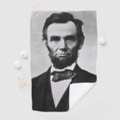 Abraham Lincoln, het zestiende President van Ameri Golfhanddoek (Insitu)