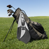 Abraham Lincoln, het zestiende President van Ameri Golfhanddoek (Groen)