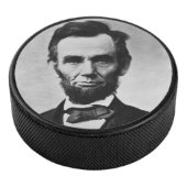 Abraham Lincoln, het zestiende President van Ameri Hockey Puck (3/4)
