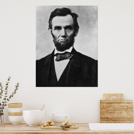 Abraham Lincoln, het zestiende President van Ameri Poster (Keuken)