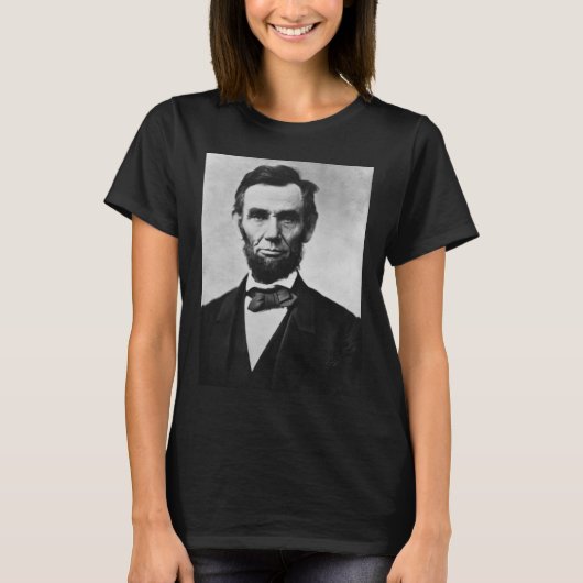 Abraham Lincoln, het zestiende President van Ameri T-shirt (Voorkant)