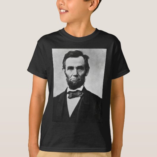 Abraham Lincoln, het zestiende President van Ameri T-shirt (Voorkant)