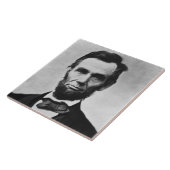 Abraham Lincoln, het zestiende President van Ameri Tegeltje (Zijkant)