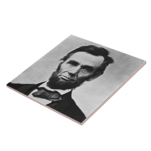Abraham Lincoln, het zestiende President van Ameri Tegeltje (Zijkant)