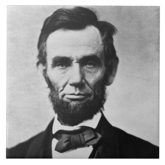 Abraham Lincoln, het zestiende President van Ameri Tegeltje (Voorkant)