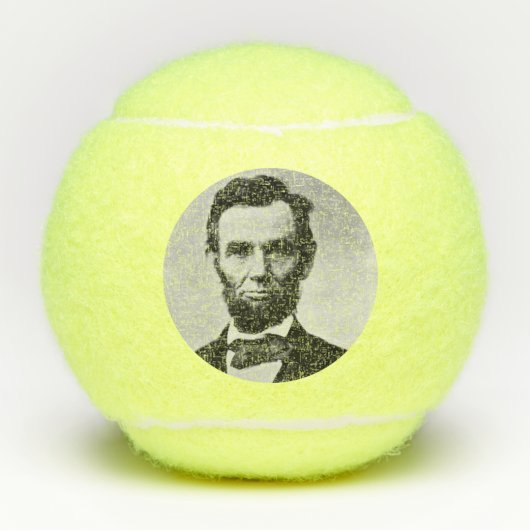 Abraham Lincoln, het zestiende President van Ameri Tennisballen (Voorkant)