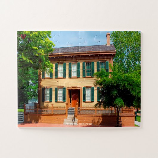 Abraham Lincoln Huis Legpuzzel (Horizontaal)