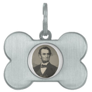 abraham lincoln huisdieren naamplaatje