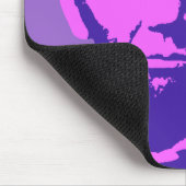 Abraham Lincoln in de Pop Art Pink & Paars Muismat (Hoek)