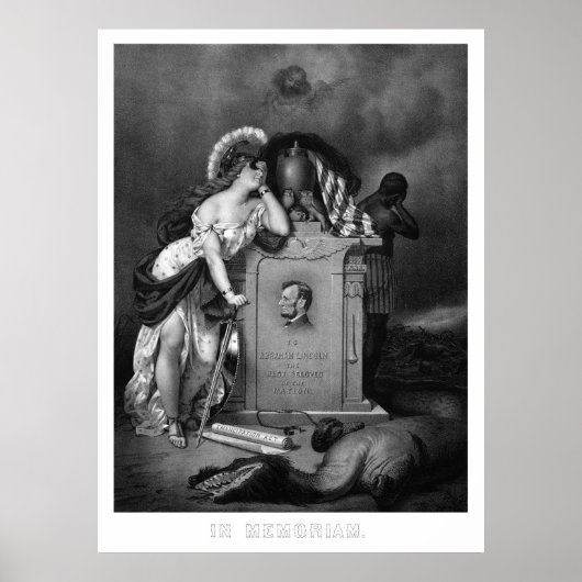 Abraham Lincoln - in Memoriam Poster (Voorkant)