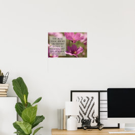 Abraham Lincoln Inspirerend citaat "De toekomst" Poster