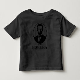 Abraham Lincoln is mijn homeboy Kinder Shirts