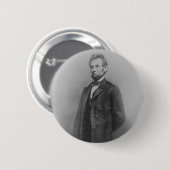 Abraham Lincoln, januari 1864 Ronde Button 5,7 Cm (Voorkant /achterkant)