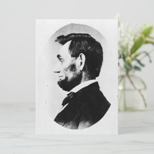 Abraham Lincoln Kaart (Staand voorkant)