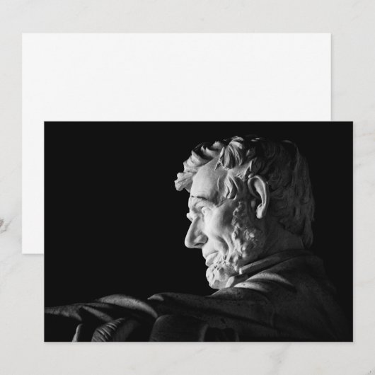 Abraham Lincoln Kaart (Voorkant / Achterkant)
