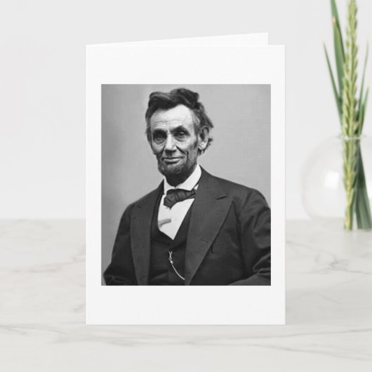 Abraham Lincoln Kaart (Voorkant)