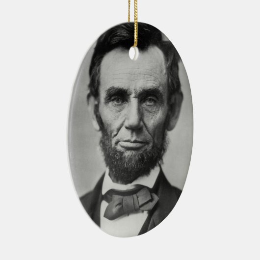 Abraham Lincoln Keramisch Ornament (Rechts)