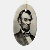 Abraham Lincoln Keramisch Ornament (Rechts)