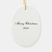 Abraham Lincoln Keramisch Ornament (Achterkant)