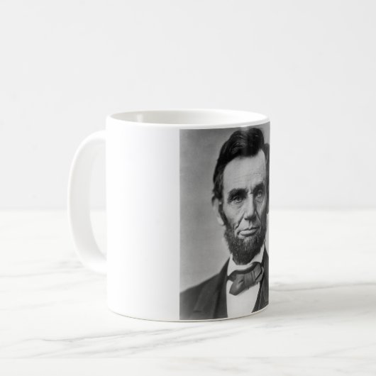 Abraham Lincoln Koffiemok (Voorkant links)