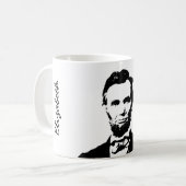 Abraham Lincoln Koffiemok (Voorkant links)