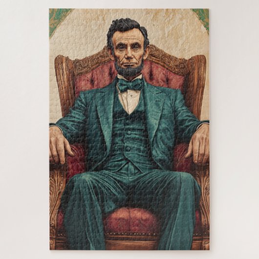 Abraham Lincoln Legpuzzel (Verticaal)