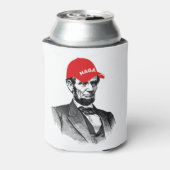 Abraham Lincoln MAGA Blikjeskoeler (Blikje Achterkant)
