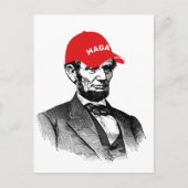 Abraham Lincoln MAGA Briefkaart (Voorkant)