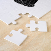 abraham lincoln mary todd lincoln silhouet legpuzzel (Zijkant)