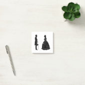 abraham lincoln mary todd lincoln silhouet post-it® notes (Kantoor)