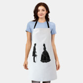 abraham lincoln mary todd lincoln silhouet schort (Gedragen)