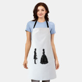 abraham lincoln mary todd lincoln silhouet schort (Gedragen)