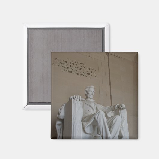 Abraham Lincoln Memorial Washington DC magneet (Voorkant / Achterkant)