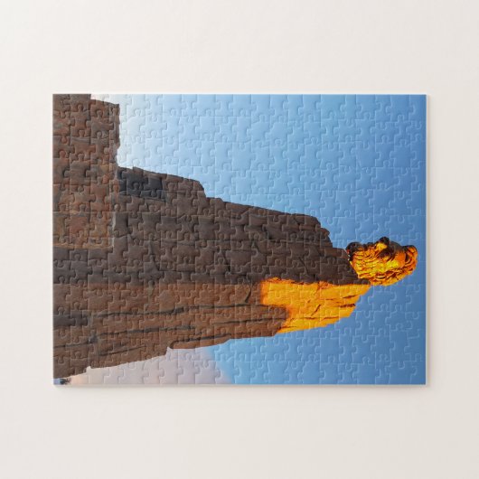 Abraham Lincoln Memorial Wyoming. Legpuzzel (Horizontaal)
