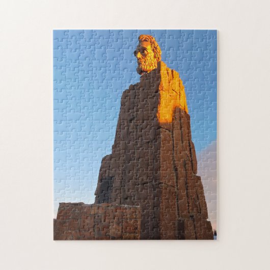 Abraham Lincoln Memorial Wyoming. Legpuzzel (Verticaal)