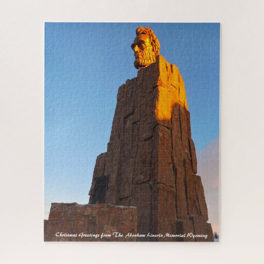 Abraham Lincoln Memorial Wyoming. Legpuzzel (Verticaal)