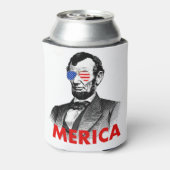 abraham lincoln merica blikjeskoeler (Blikje Achterkant)