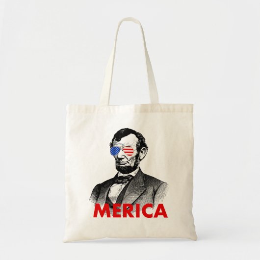 abraham lincoln merica tote bag (Voorkant)