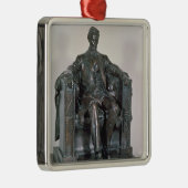 Abraham Lincoln Metalen Ornament (Rechts)