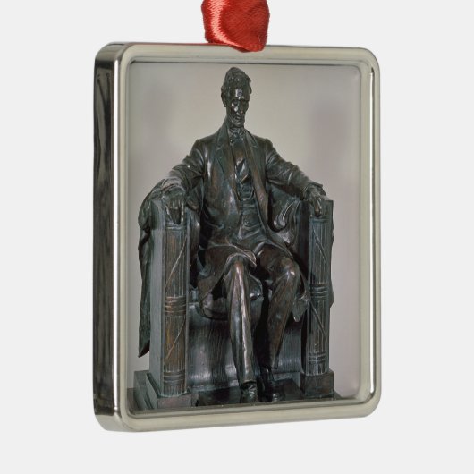 Abraham Lincoln Metalen Ornament (Rechts)