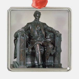 Abraham Lincoln Metalen Ornament