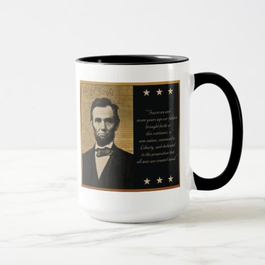 Abraham Lincoln mok (Rechts)