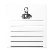 Abraham Lincoln Notitieblok (Voorkant)
