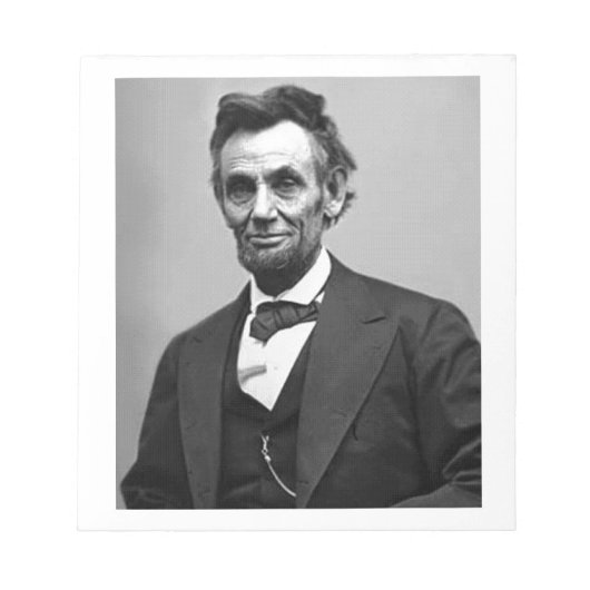 Abraham Lincoln Notitieblok (Voorkant)