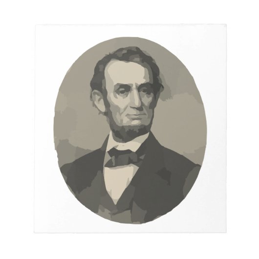 abraham lincoln notitieblok (Voorkant)