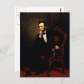Abraham Lincoln Official White House Portret Briefkaart (Voorkant / Achterkant)