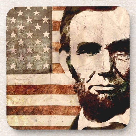 Abraham Lincoln Onderzetter (Voorkant)